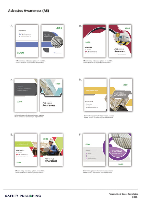 Asbestos Awareness Training Manual  - Personalised Cover