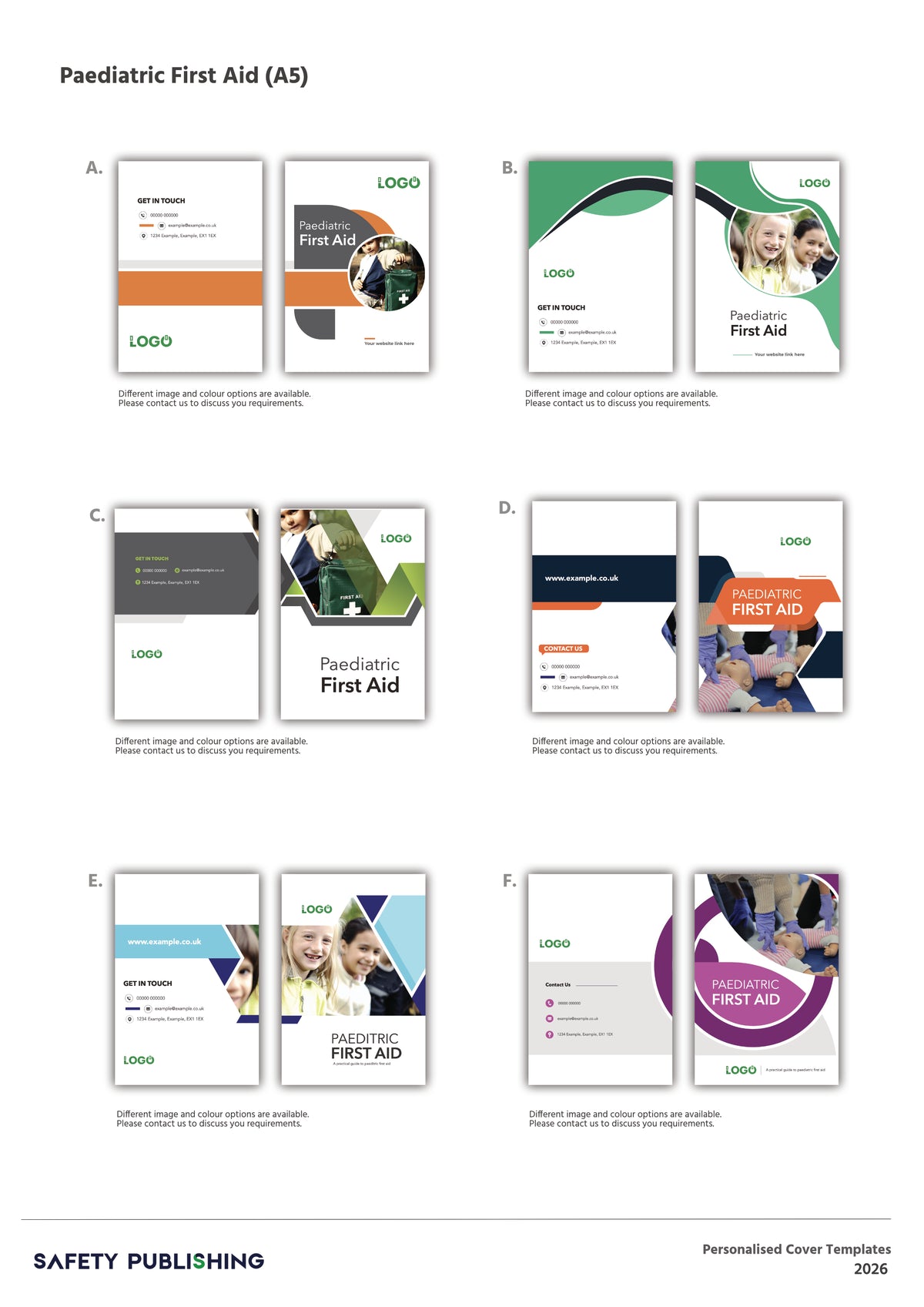Paediatric First Aid Training Manual  - Personalised Cover